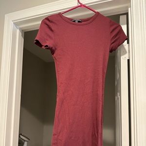 Brandy Melville maroon dress